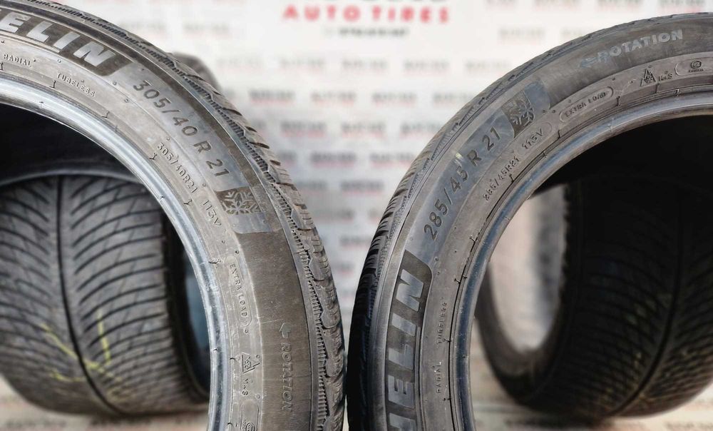 SET Anvelope iarna - 285 45 21 cu 305 40 21 -MICHELIN (2023 - x7)