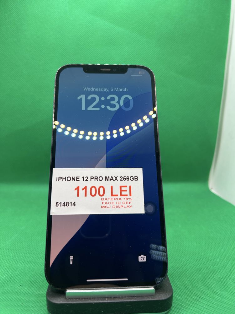 Iphone 12 Pro Max 256gb bat 78% •Amanet Lazar Crangasi •51604
