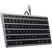 Tastatura Mac Satechi Slim W1 USB-C iluminata, US, Gri spatial, NOUA
