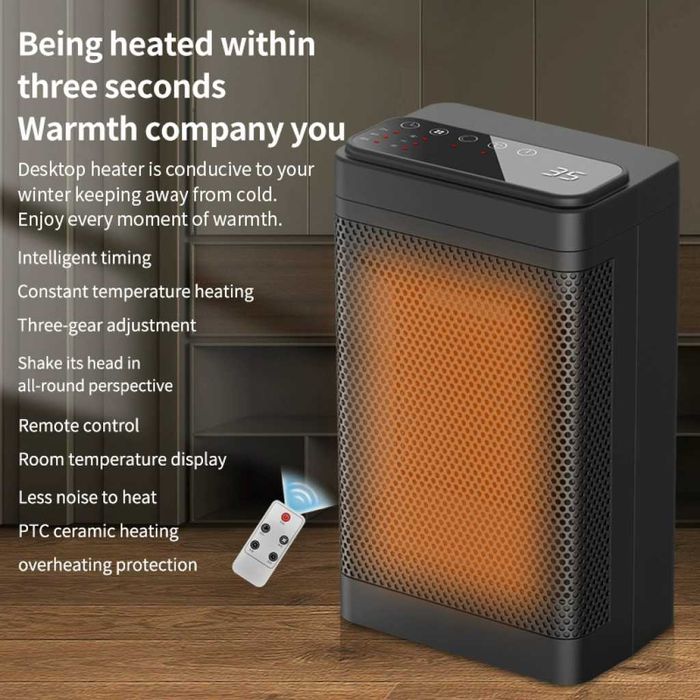 Керамичен нагревател HotVex ceramic heater 1500 W + Дистанционно