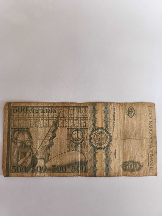 Bancnota 500 lei Constantin Brancusi