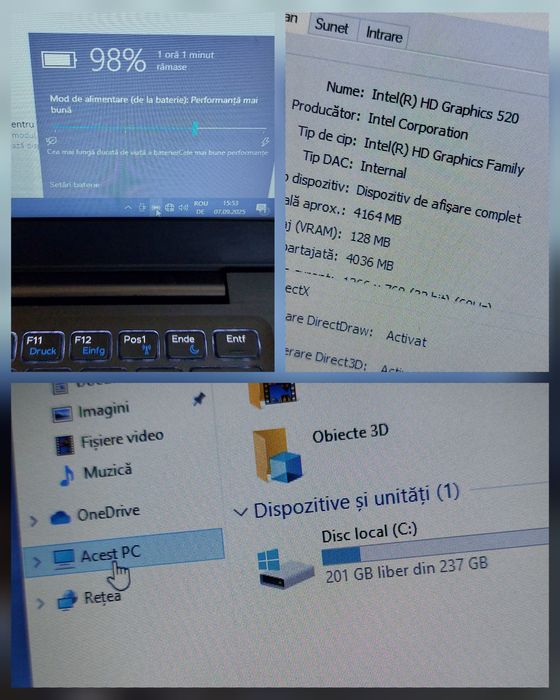 Laptop Dell Latitude 7280 de 12,5" i5 6300u 8gb ram 256gb ssd