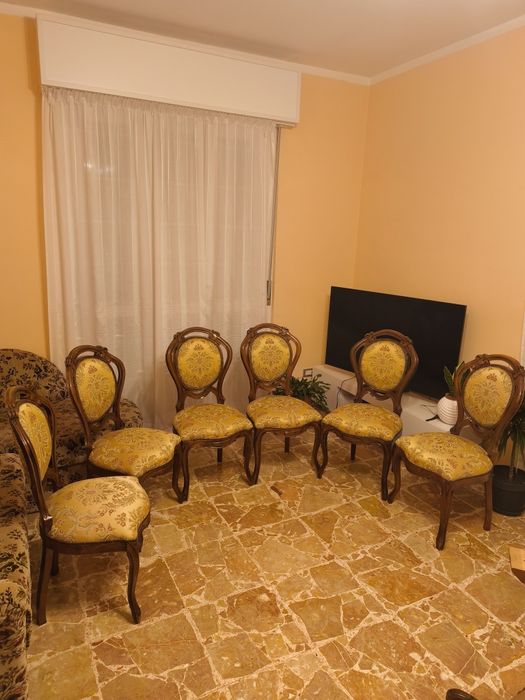 Masă extensibilă + 6 scaune Baroc