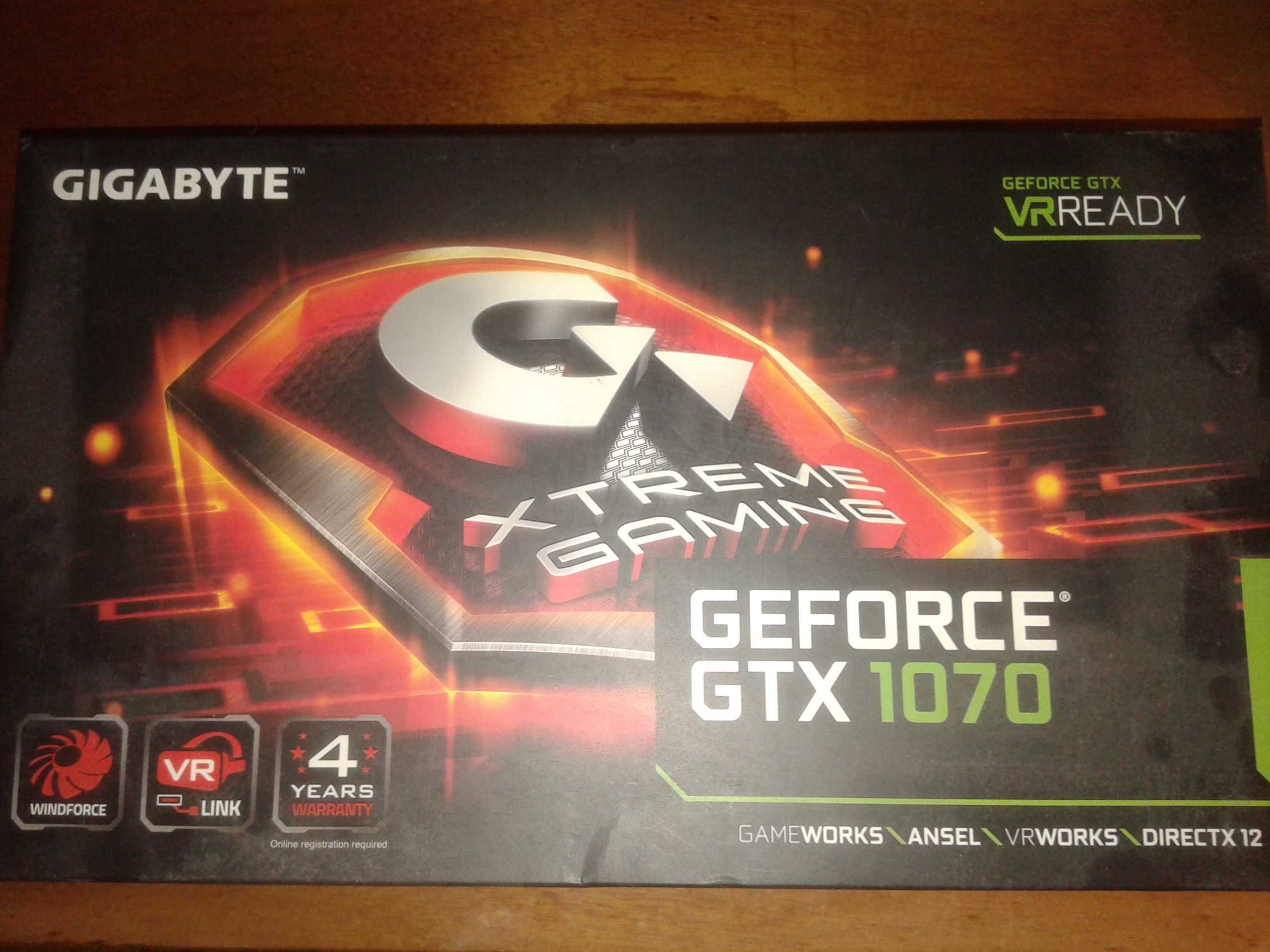 Видеокарта Gigabyte GTX 1070 G1 Gaming OC