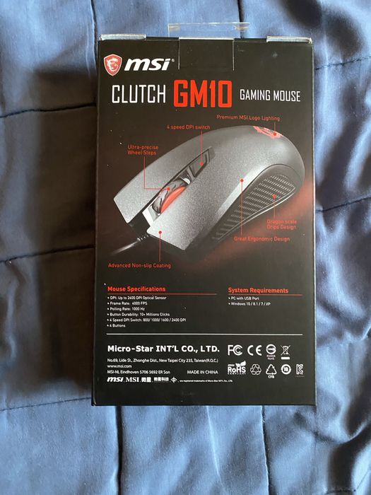 Mouse MSI Clutch GM10 sigilat