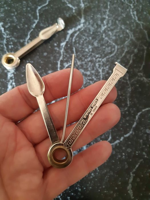 Set 3 pipe de colectie pe suport lemn cu 3 accesorii pt ele