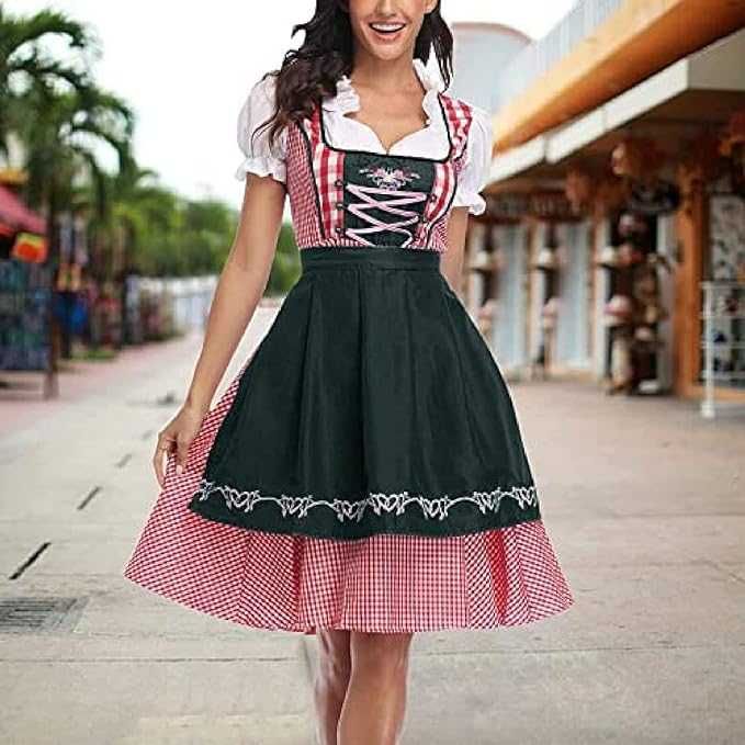 Косплей костюм рокля немска униформа баварска