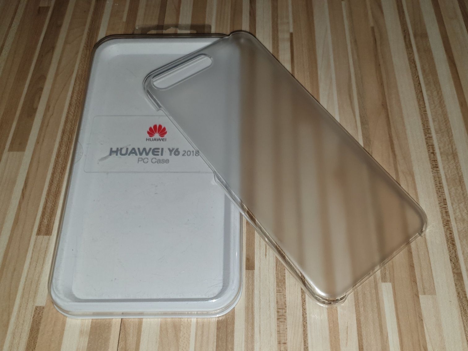 Husa ultra slim noua/originala Huawei Y6 2018 PC Case transparenta