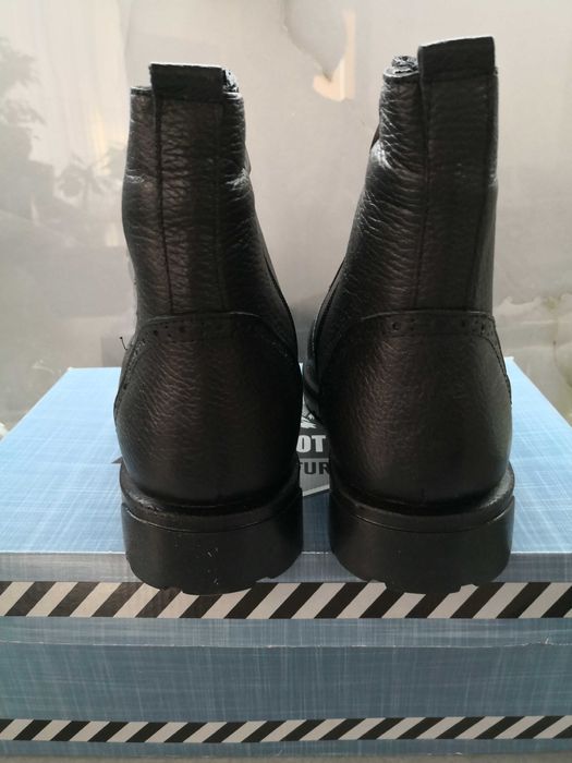 Нови зимни мъжки обувки, естествена кожа