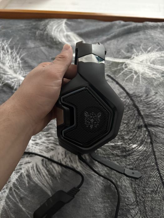 Casti gaming ONIKUMA, Spuma, Negru, Ajustabil