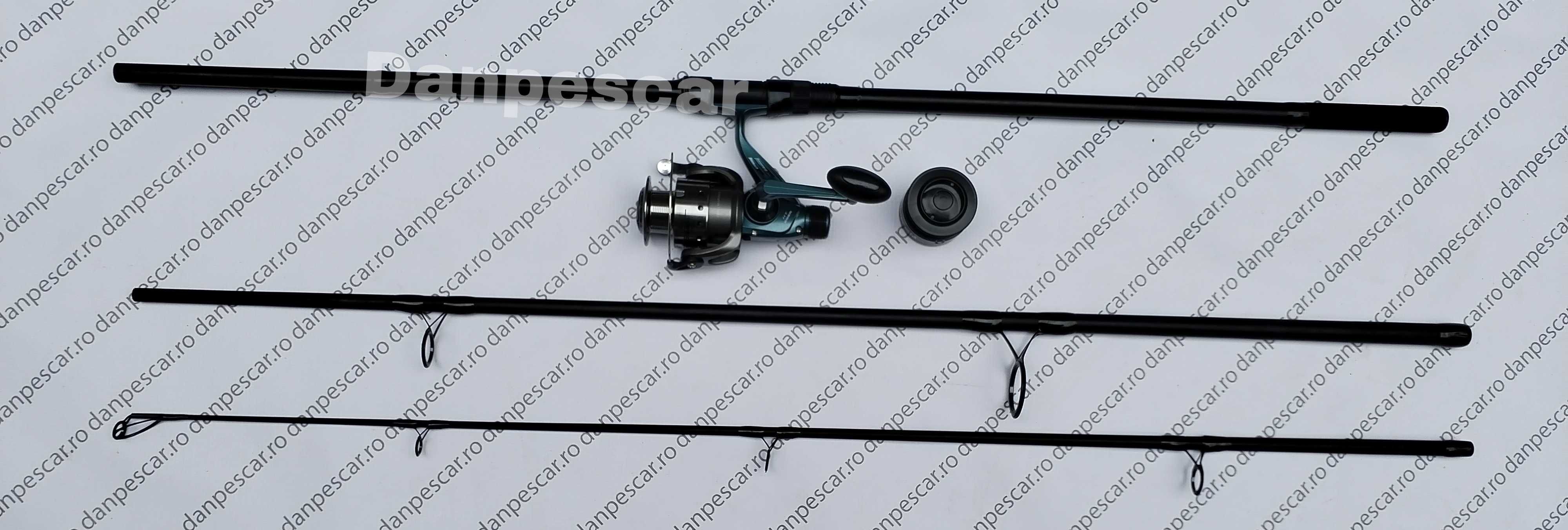 SET CRAP Lanseta 3,30m KOMODO 3,75LBS SI Mulineta RAINBOW HT60 5RULM