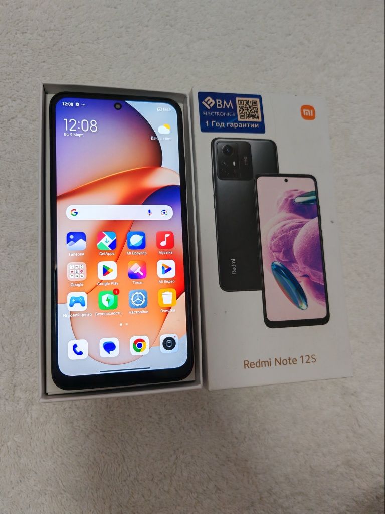 Redmi Note 12 S  8+4/256GB IDEAL