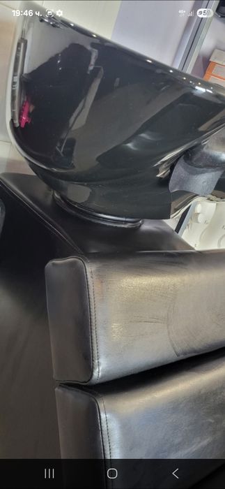 Измивна колона с черна керамична мивка