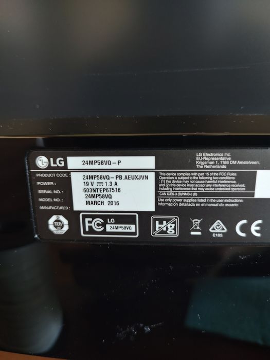 Монитор LG Full HD, IPS, LED, mod. 24mp58vq