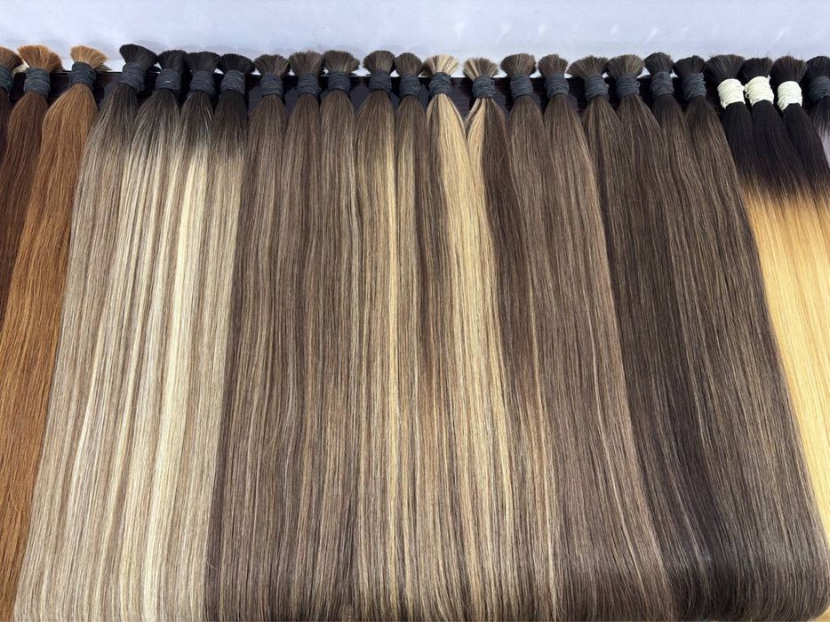 ТАБИИЙ СОЧ ! Натуральные Волосы для наращивания 60 см дан 90 см гача |