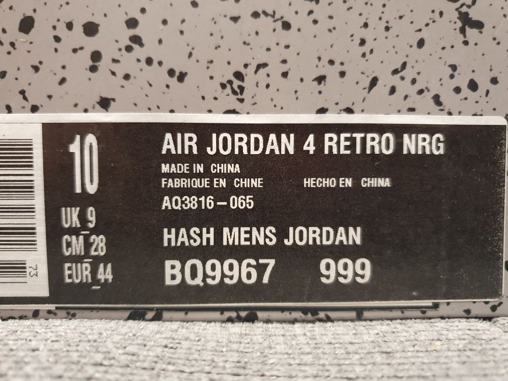 Jordan Retro 4 NRG