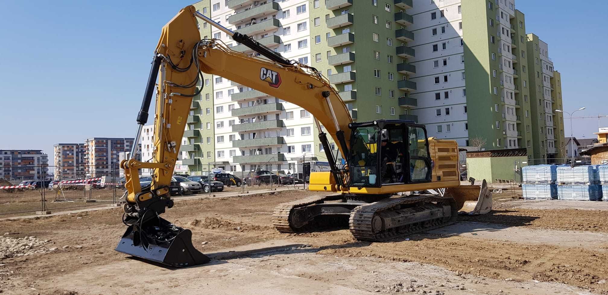 Cupa taluz taluzare buldoexcavator CAT, JCB, Komatsu, Volvo, etc.