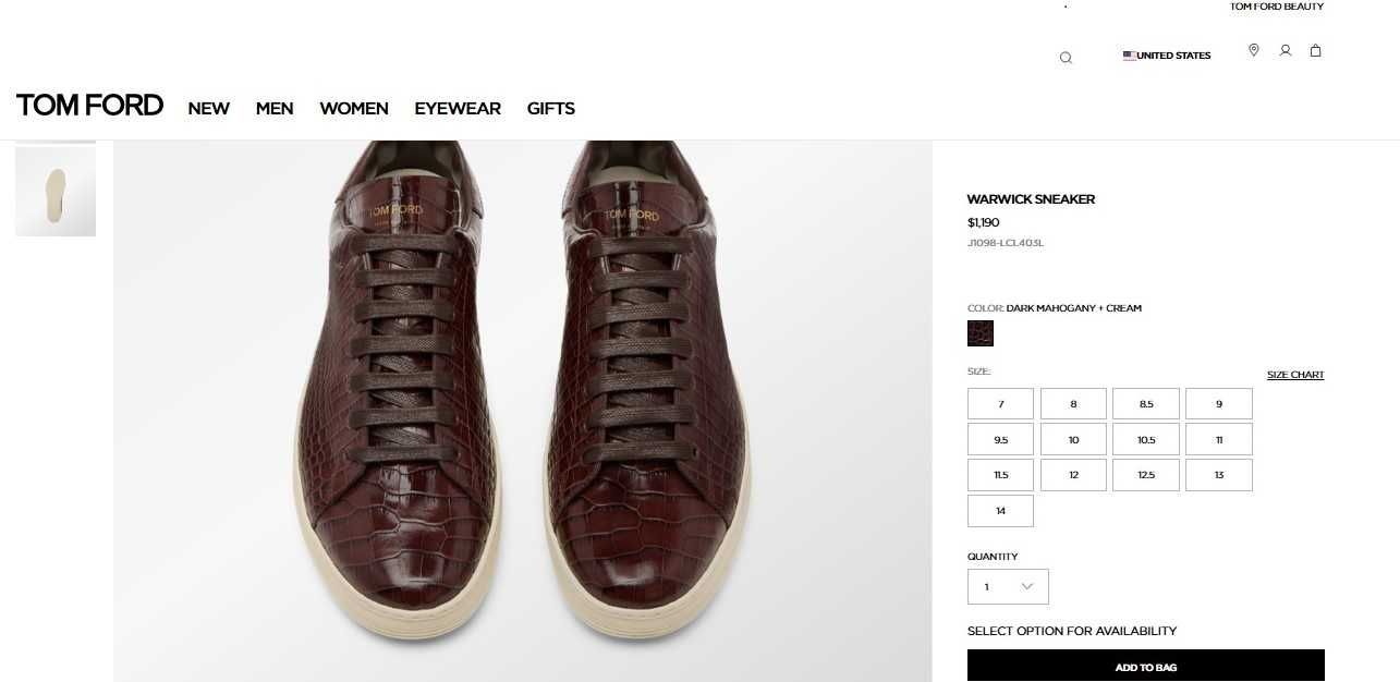 Tom Ford sneakers