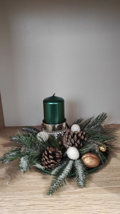 Aranjament cu lumanare