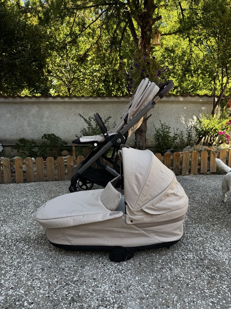 Бебешка количка cybex balios s lux almond beige