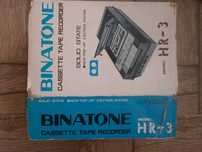 МИНТ Чисто Нов Малък Ретро Касетофон Binatone hr-3 от 70те
