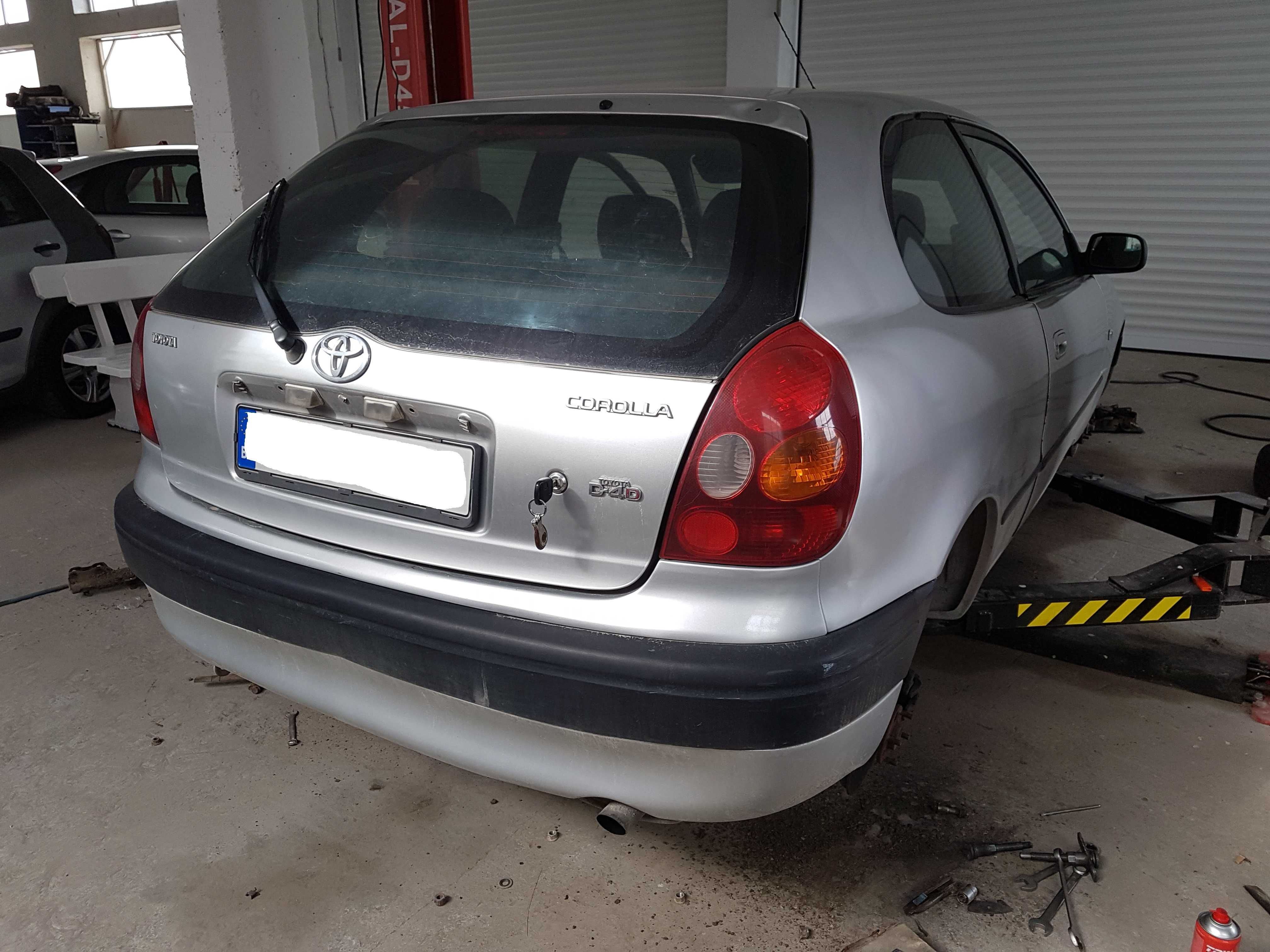 TOYOTA COROLLA 2.0 D4D 66KW 90к.с. 2001г. на части.