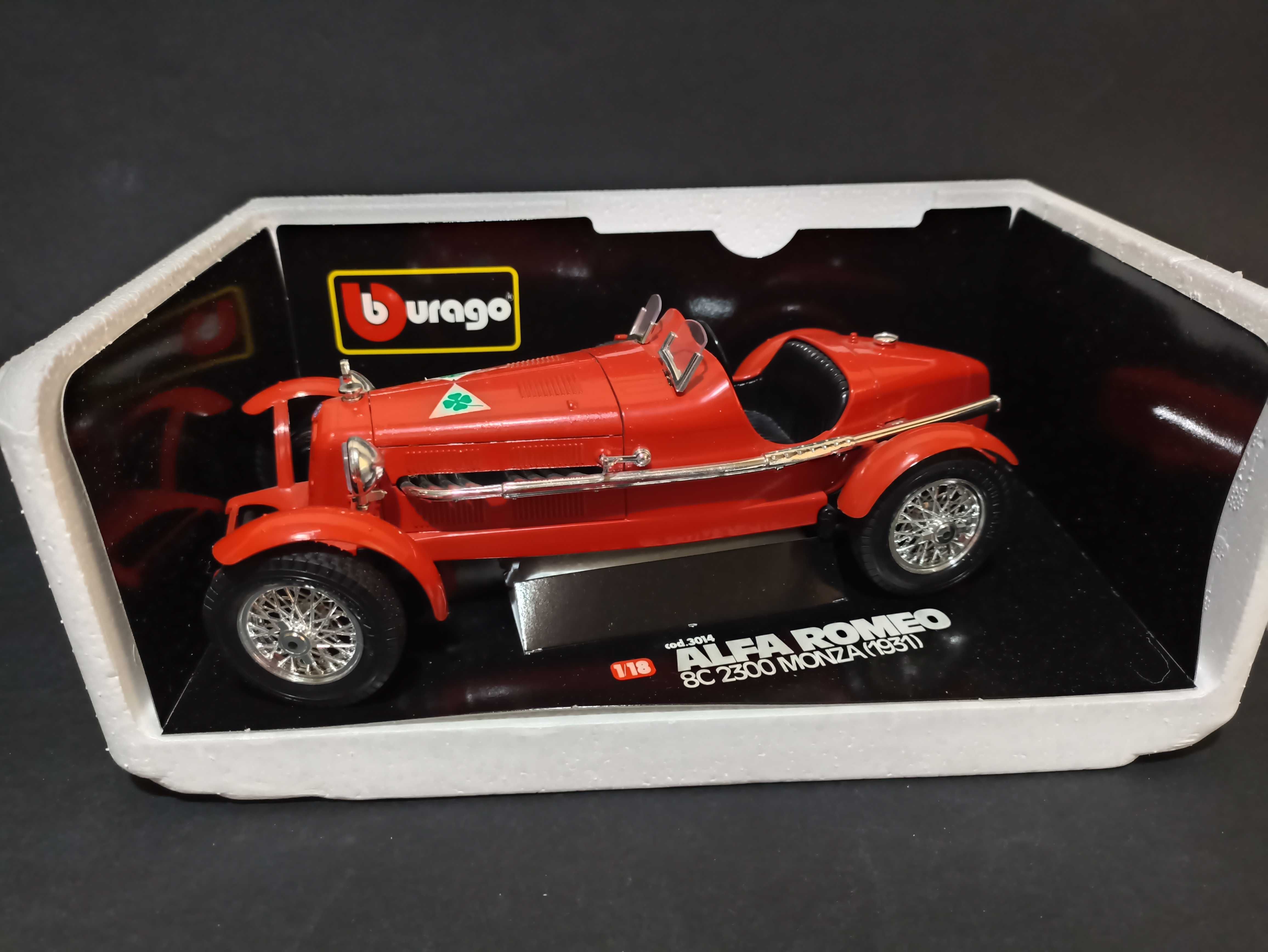 Macheta Bburago 1:18, 1931 Alfa Romeo 8C 2300