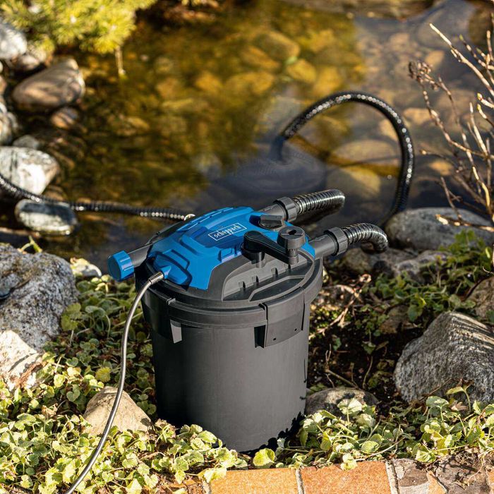 Водна помпа за градинско езеро Scheppach 43W Филтър за фонтани и езера