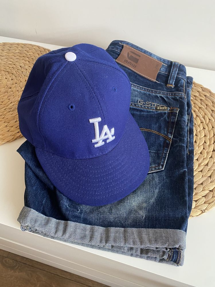 New Era LA 59Fifty Authentic синя шапка