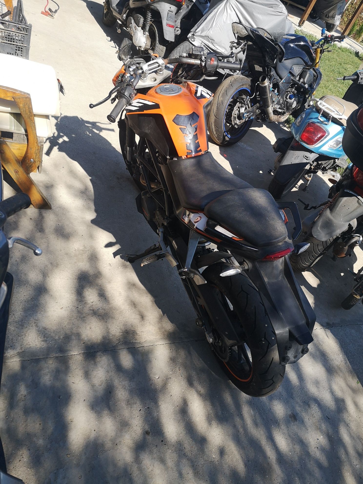 Ktm duke 125 на части