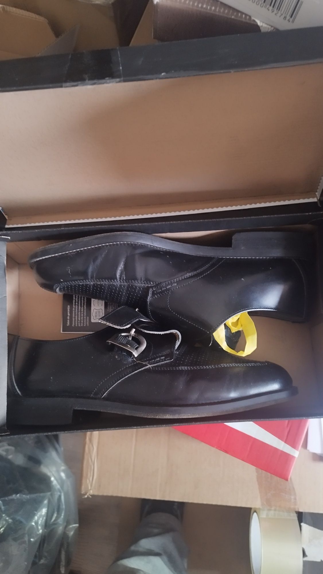 Pantofi  eleganți bărbați măr 43 piele naturală