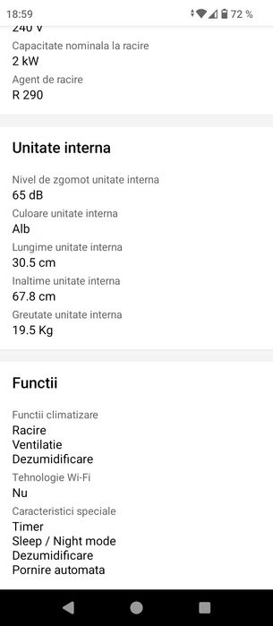 Aer condiționat portabil