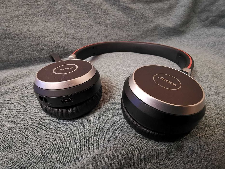 Jabra Evolve 65 casti Hsc018w Stereo Wireless Bluetooth fara accesorii