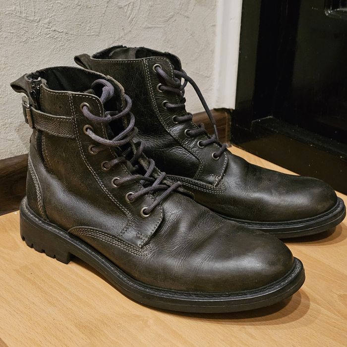 Мужские ботинки кожаные 44 натуральная кожа