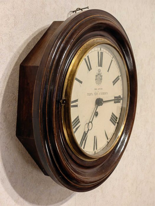 Уникален Стенен Часовник Kienzle 1890те г.Национална ГОРДОСТ!