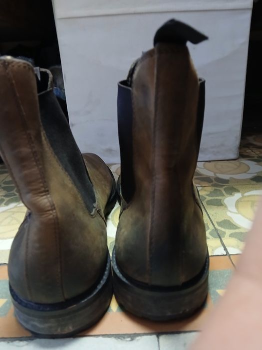 Мъжки кожени боти 45н