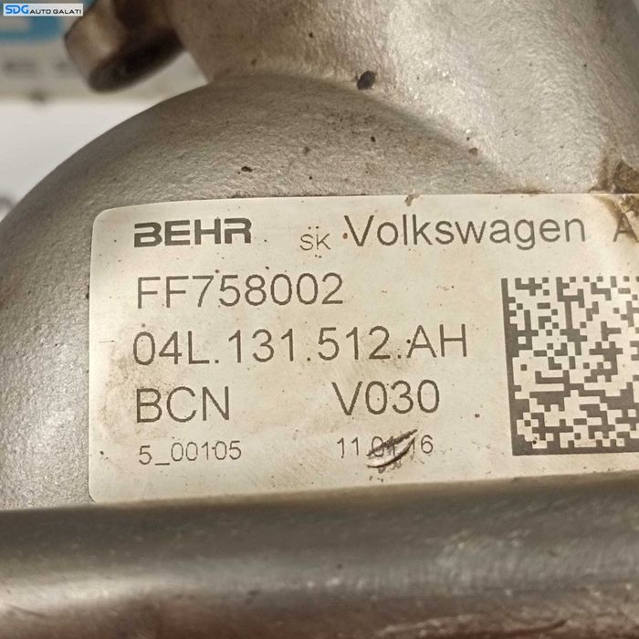 Racitor Gaze EGR Seat Toledo 4 1.6 TDI 2010 - 2015 Cod 04L131512AH [1565]