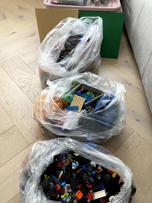 LEGO Piese Originale 9 KG cu cărticele de asamblare