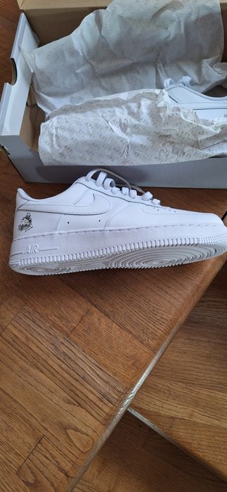 NIKE air force 1 noi, piele ecologica, marime 42, se potrivesc la 41