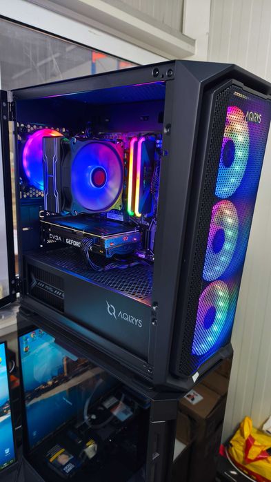 НОВ Гейм компютър  8/16-Ядрен Ryzen 7 12Gb Видеокарта 16Gb RAM SSD 1Tb