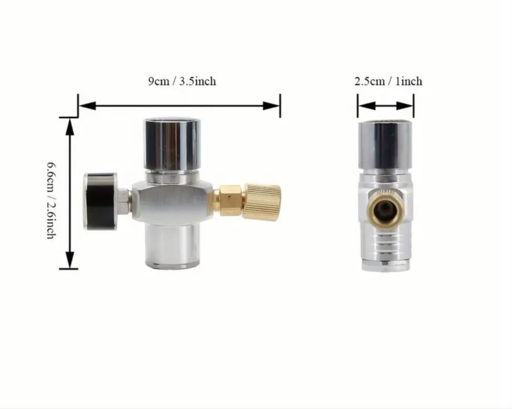 Мини кег за бира 4л с професионален кран и газ регулатор ball lock