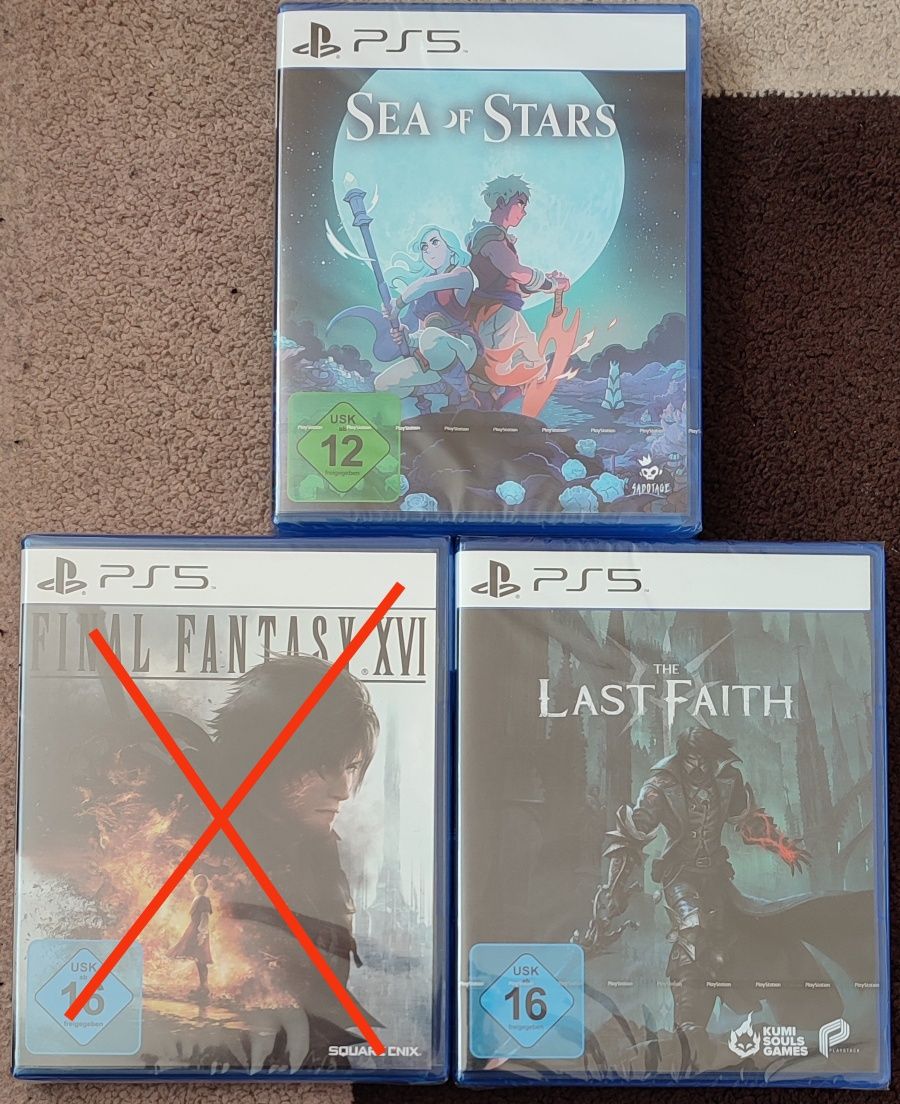 Фабрично запечатани игри за PS5