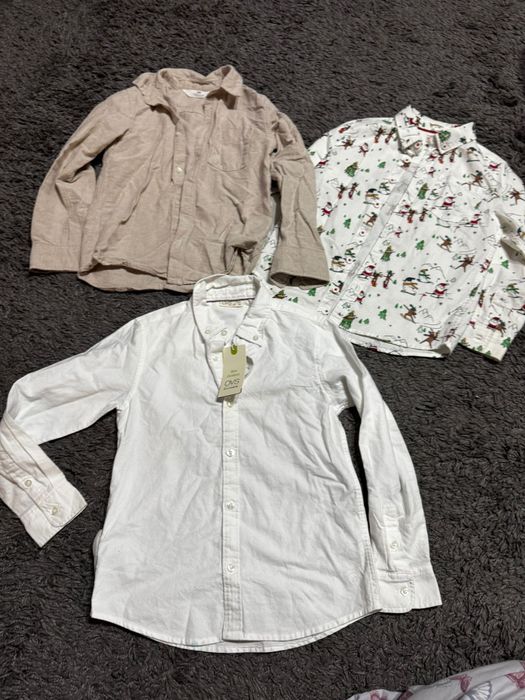 Lot 3 camasi baieti marimea 128 impecabile