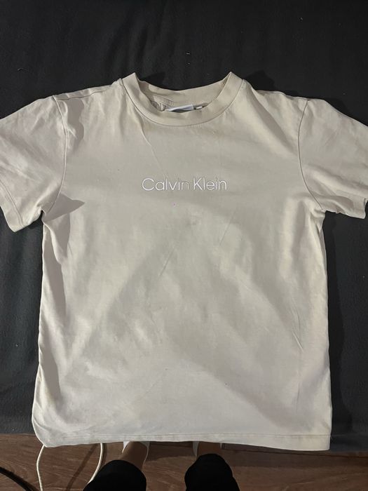 Памучна тениска Calvin klein, размер XS