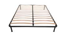 Somiera pat 160 x 200 cm, cadru metalic cu picioare