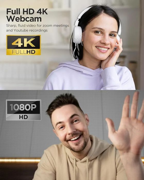 Niveoli webcam 4K FHD image sensor/microfon