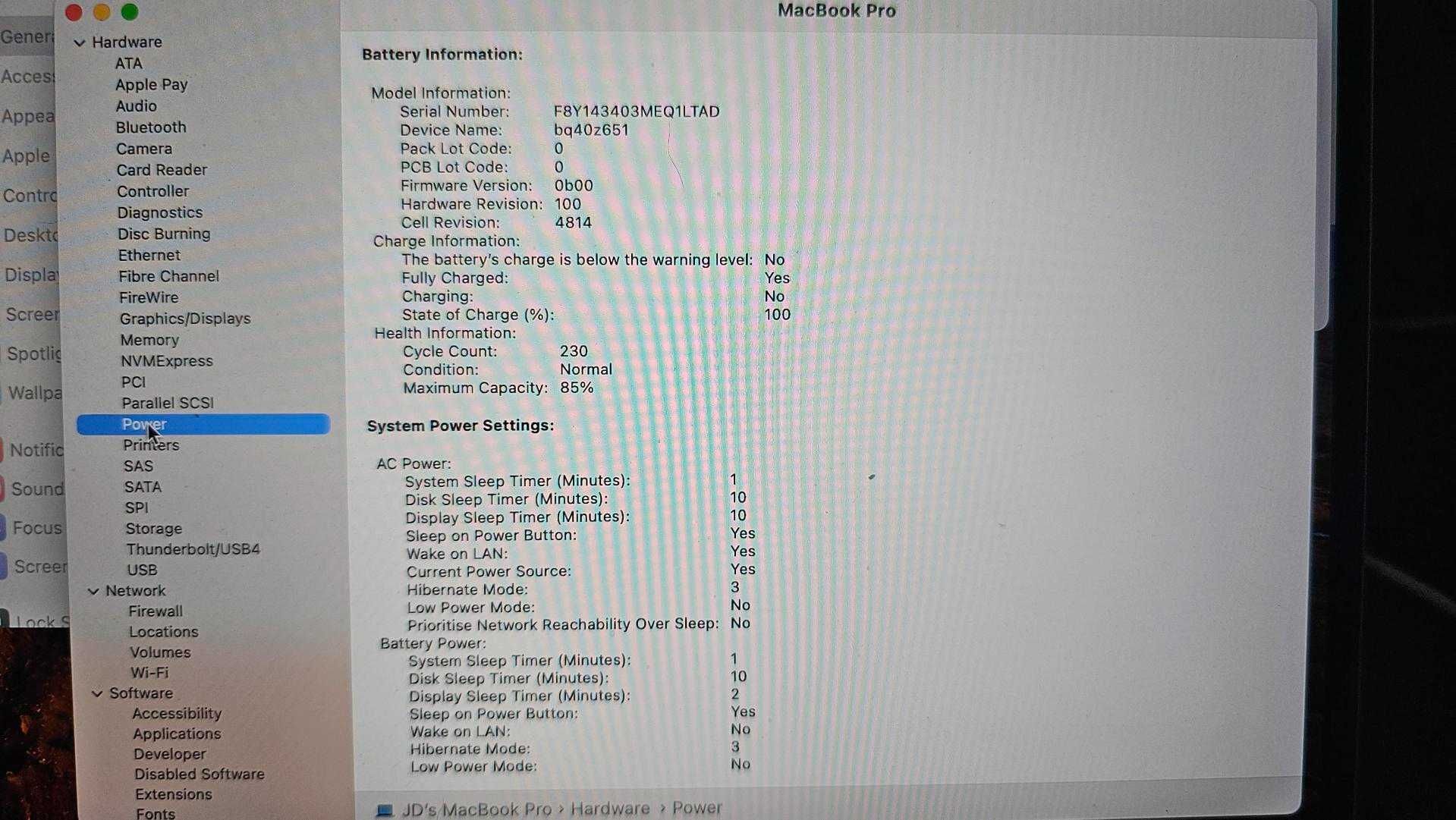 MacBook Pro 14" (A2442, 2021) – M1 Max,  64 GB RAM, 1 TB SSD