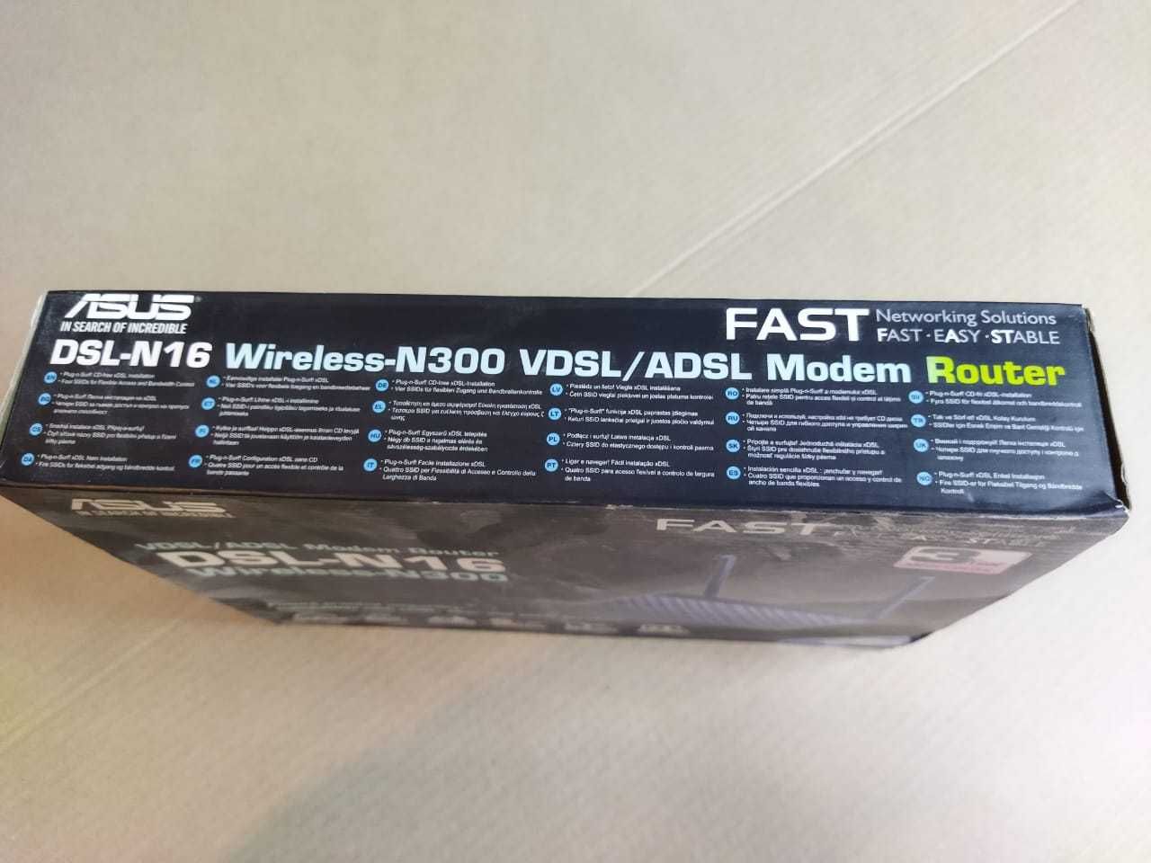 Роутер ASUS DSL-N16 Wireless-N300
