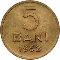 De vânzare 5 bani 1952