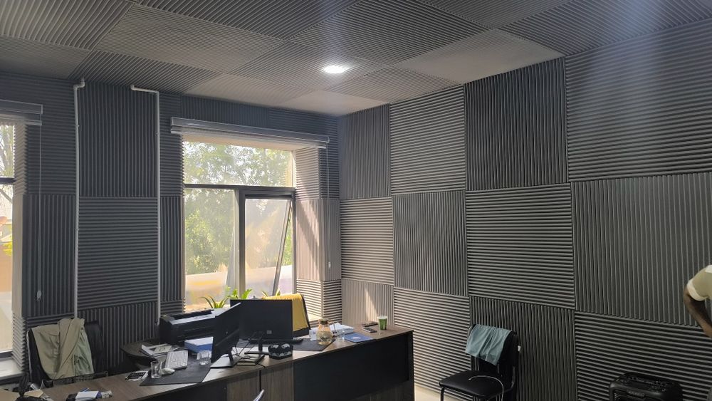 Акутик поролоноар , диффузорлар, стеновой панеллар